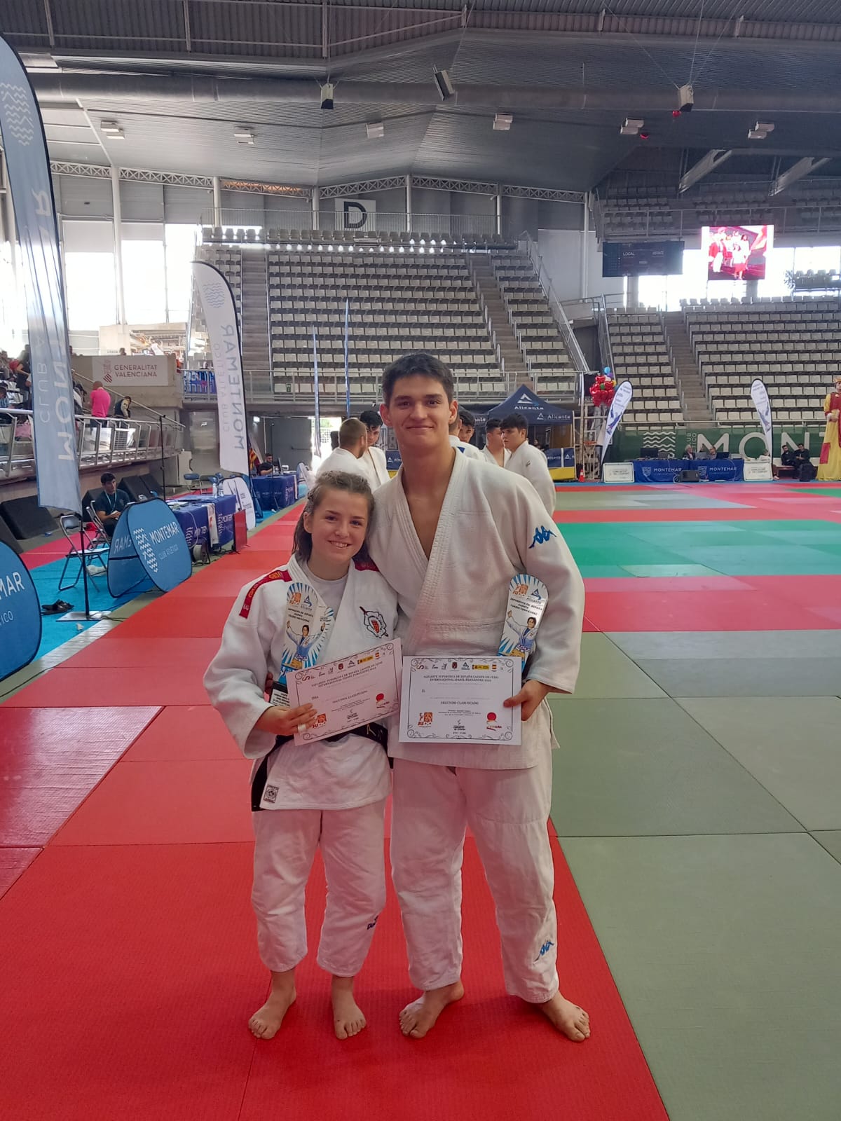 DOS PLATA en la Supercopa de Espa&ntilde;a de Judo Cadete de Alicante 11-03-23. RESULTADOS